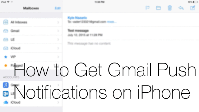 can you get push notifications on mac for gmail